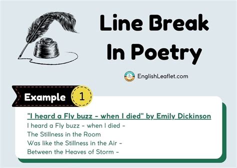 What is a line break in poetry, and how does it dance with the rhythm of silence?