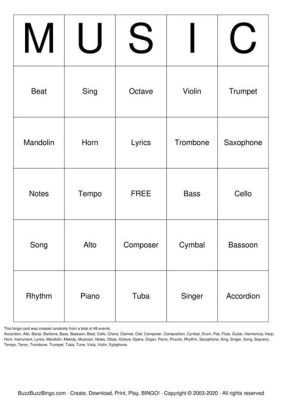 what is music bingo: can we say that music bingo represents the intersection of art and technology?